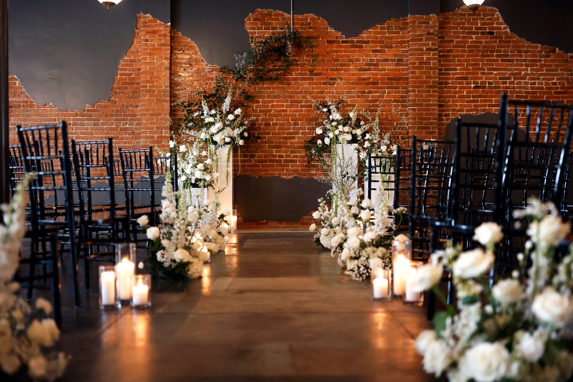 Wedding aisle in the Main Hall